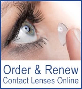 Order and renew contact lenses online