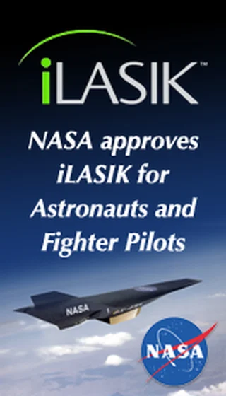 NASA approves iLASIK for astronauts and fighter pilots